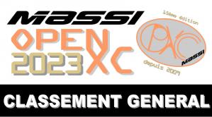 Massi open xc 2023 classement general