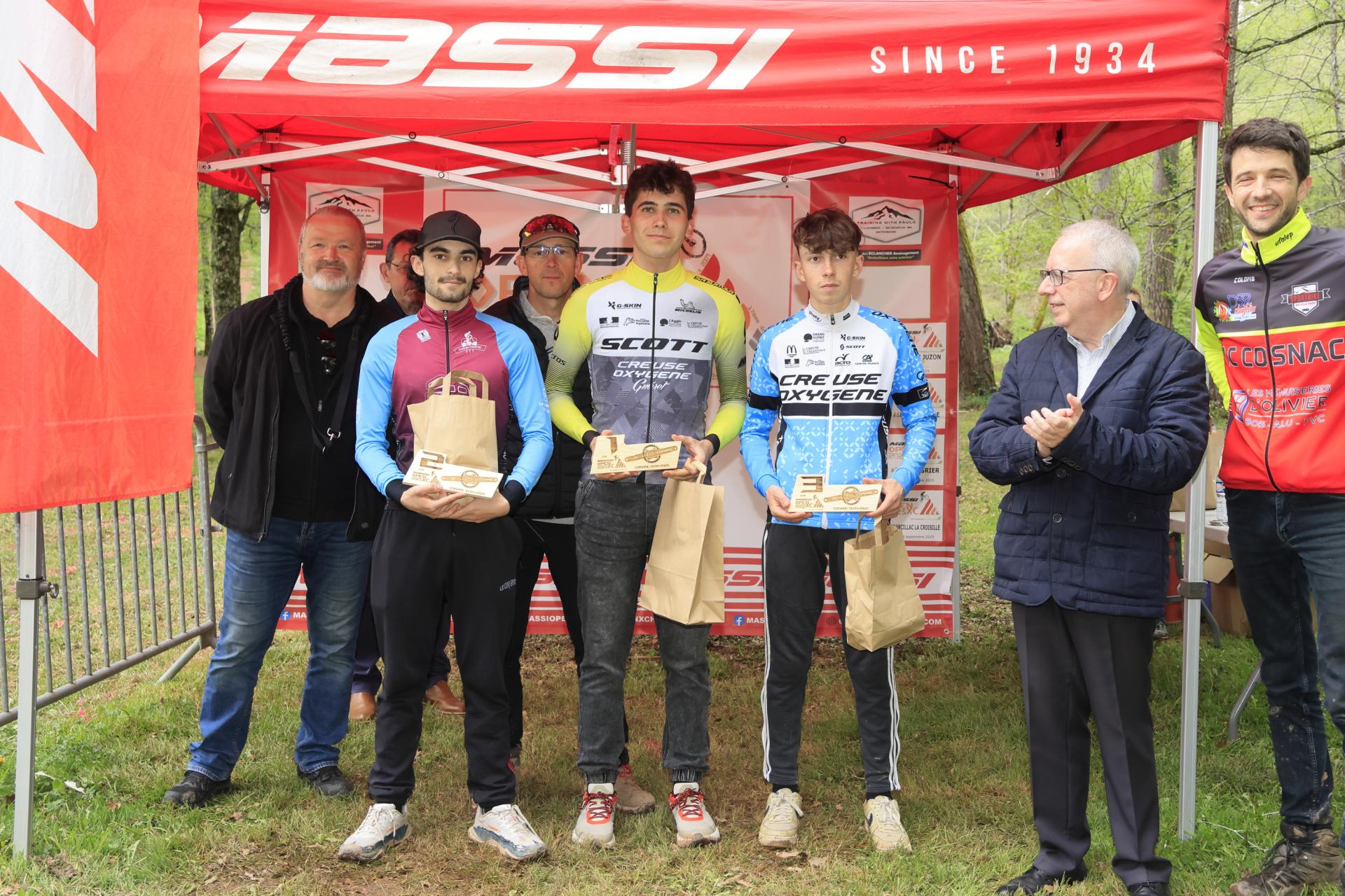 Podium U19 Hommes