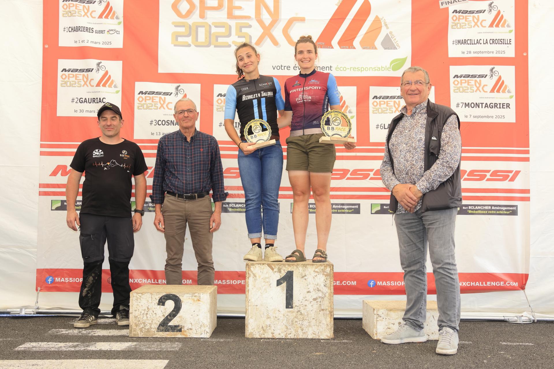 Podium SENIORS DAMES