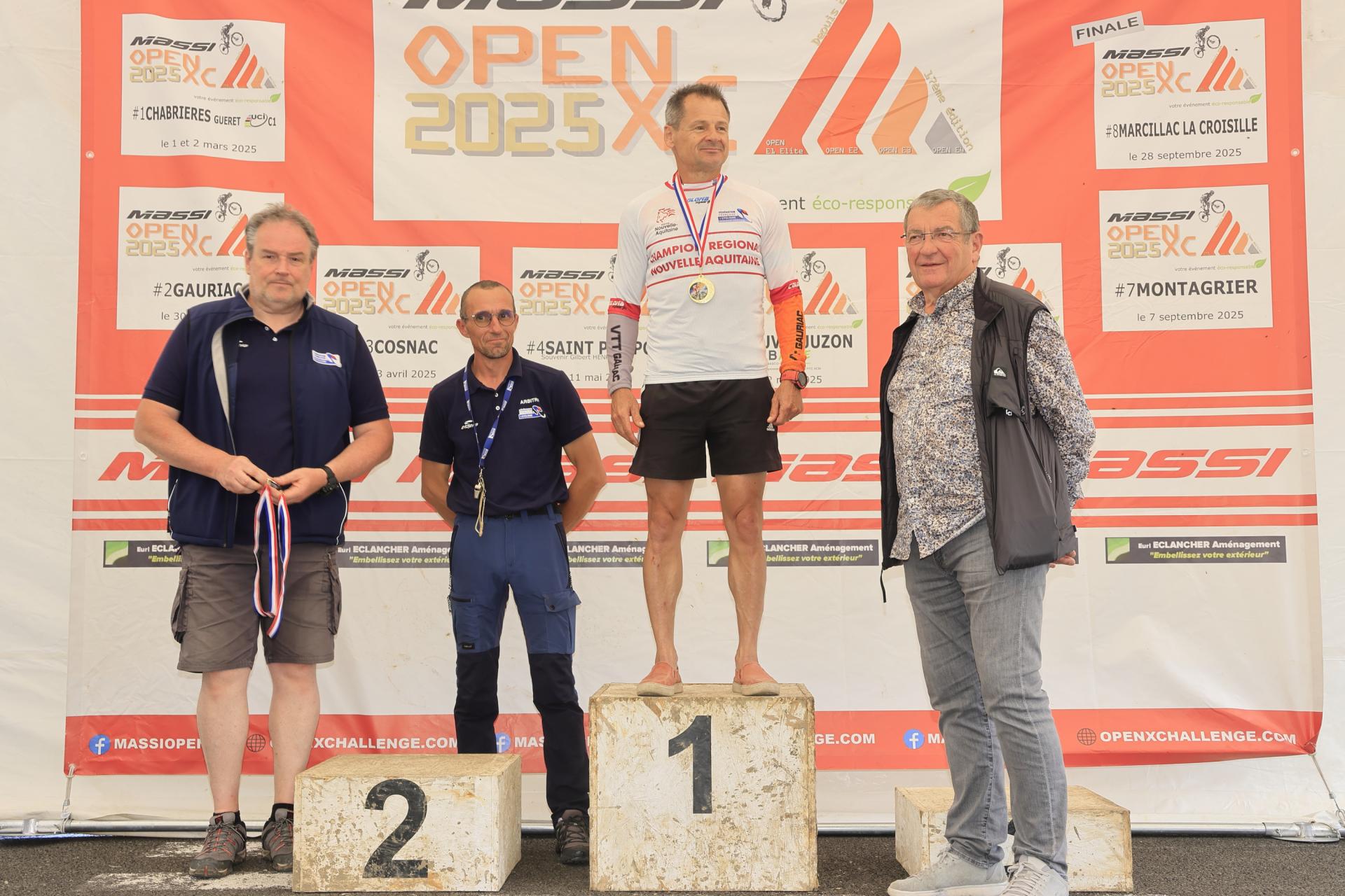PODIUMS CHAMPION NOUVELLE AQUITAINE MARATHON : MASTERS 50