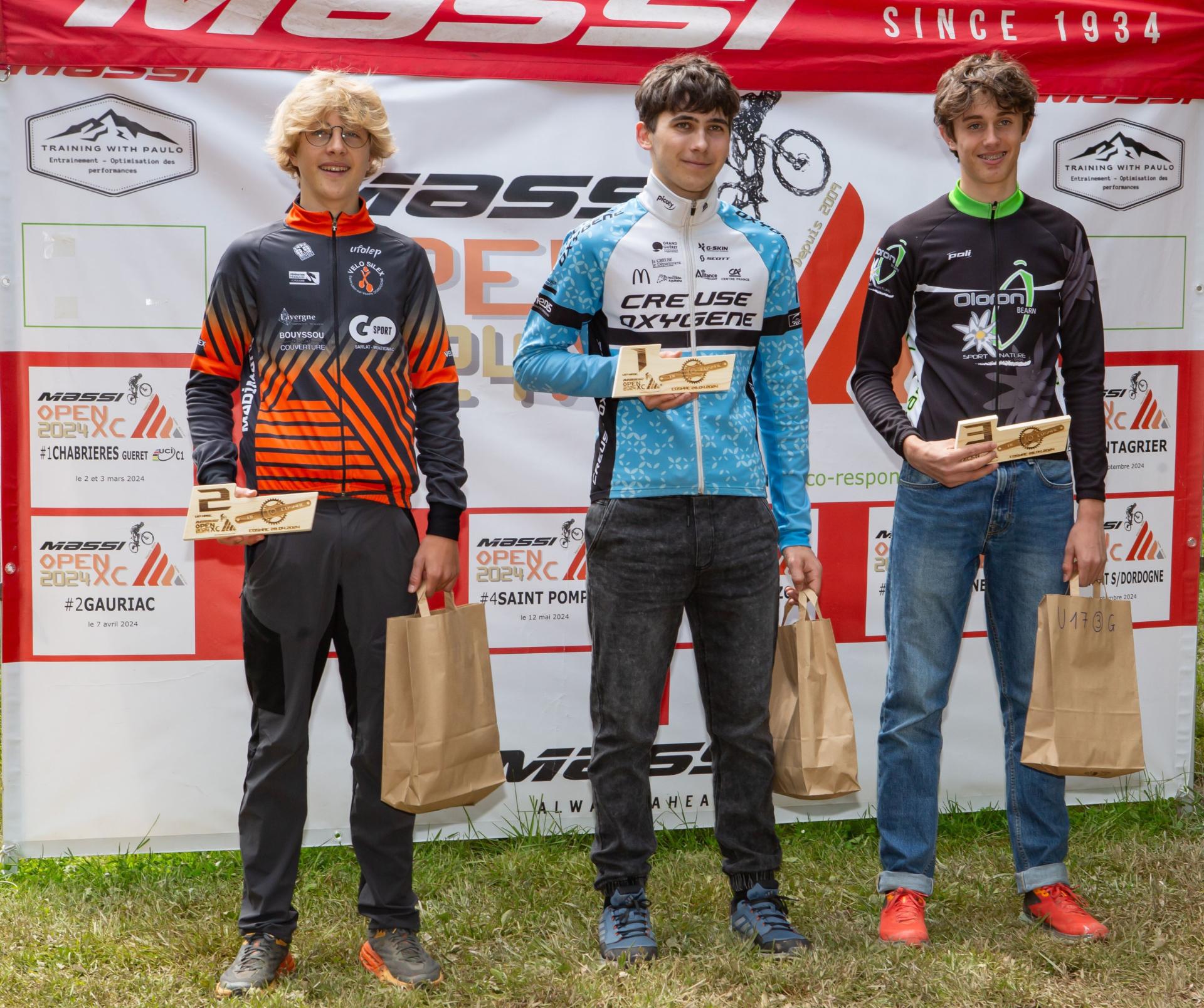 Podium U19 garçons