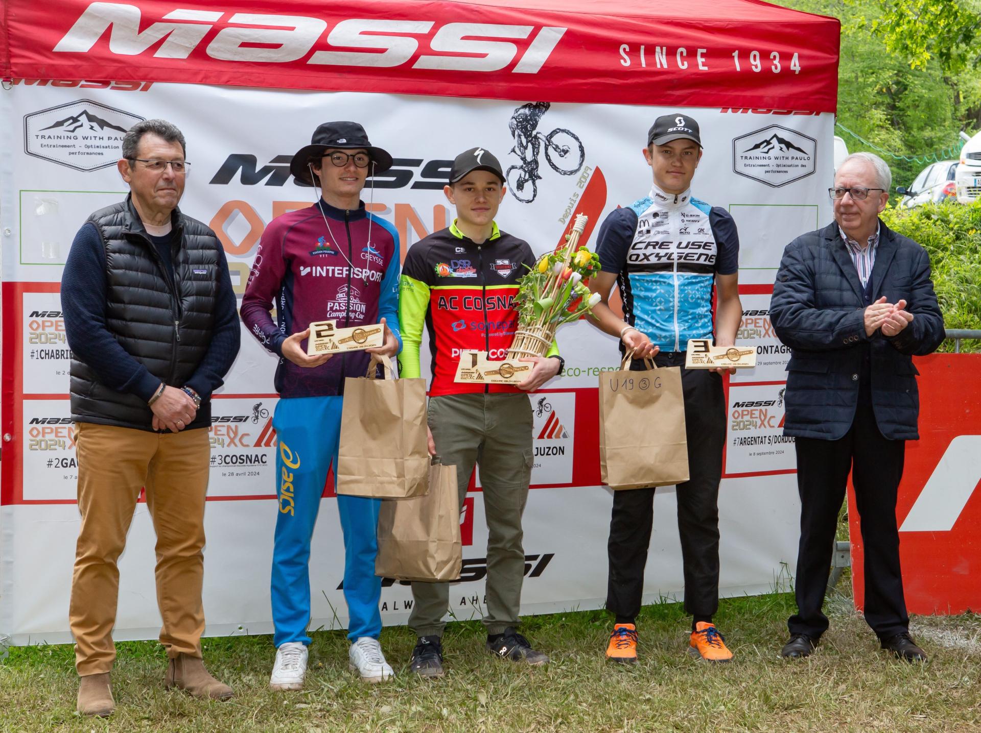 Podium U19 Hommes