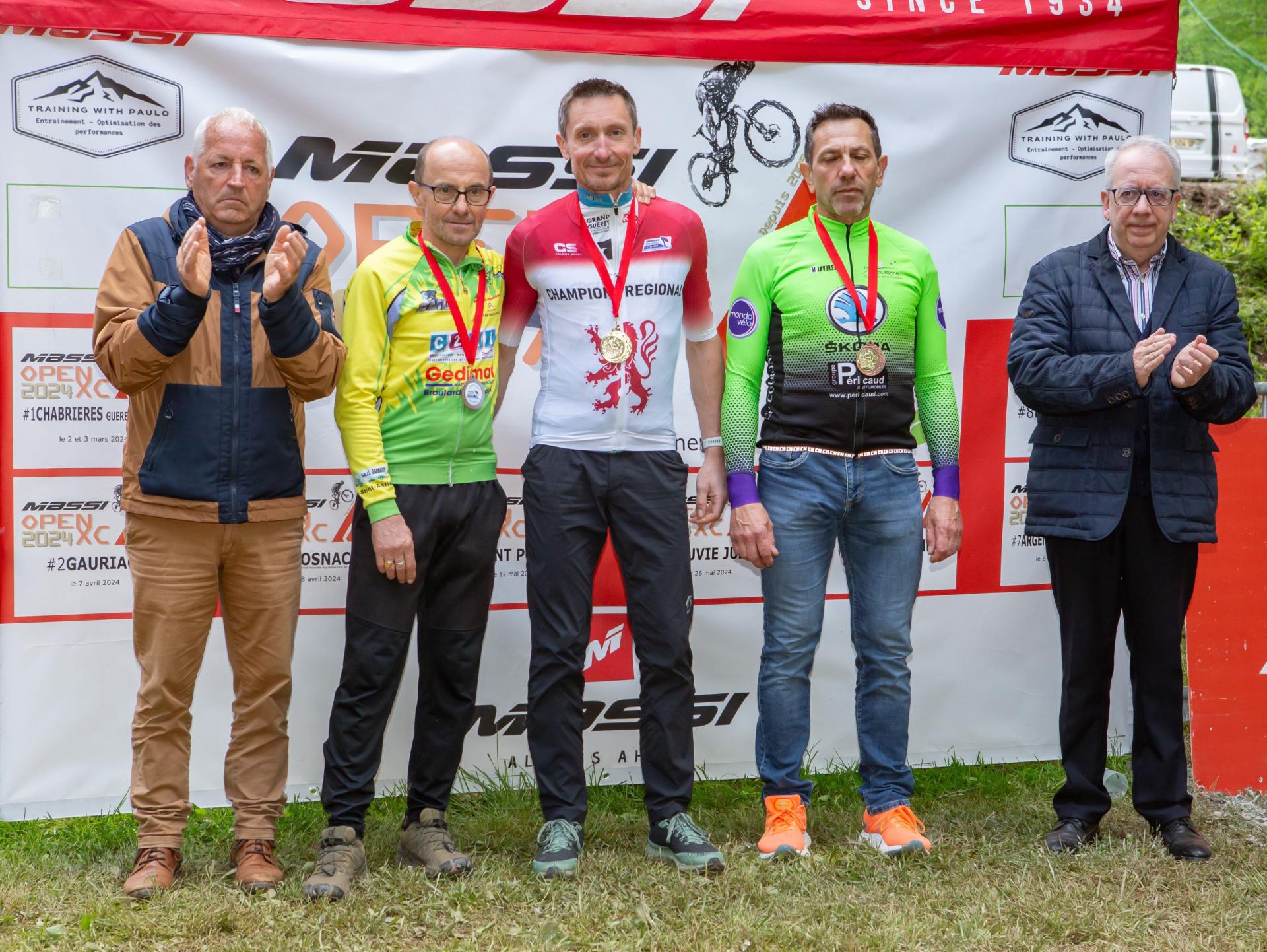 CHAMPIONS REGIONAUX FFC NOUVELLE AQUITAINE XCO 2024 catégorie Masters 50 et +