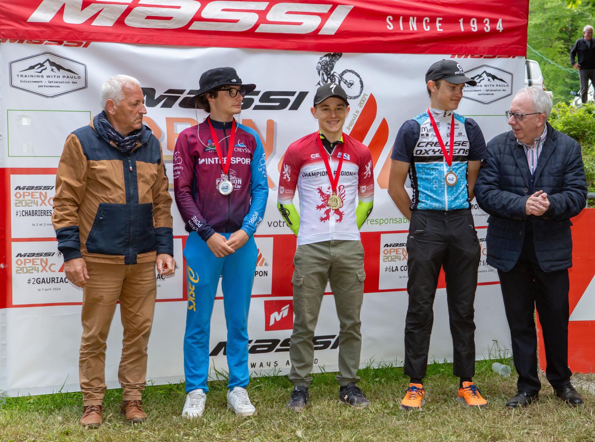 CHAMPIONS REGIONAUX FFC NOUVELLE AQUITAINE XCO 2024 catégorie U19 Hommes