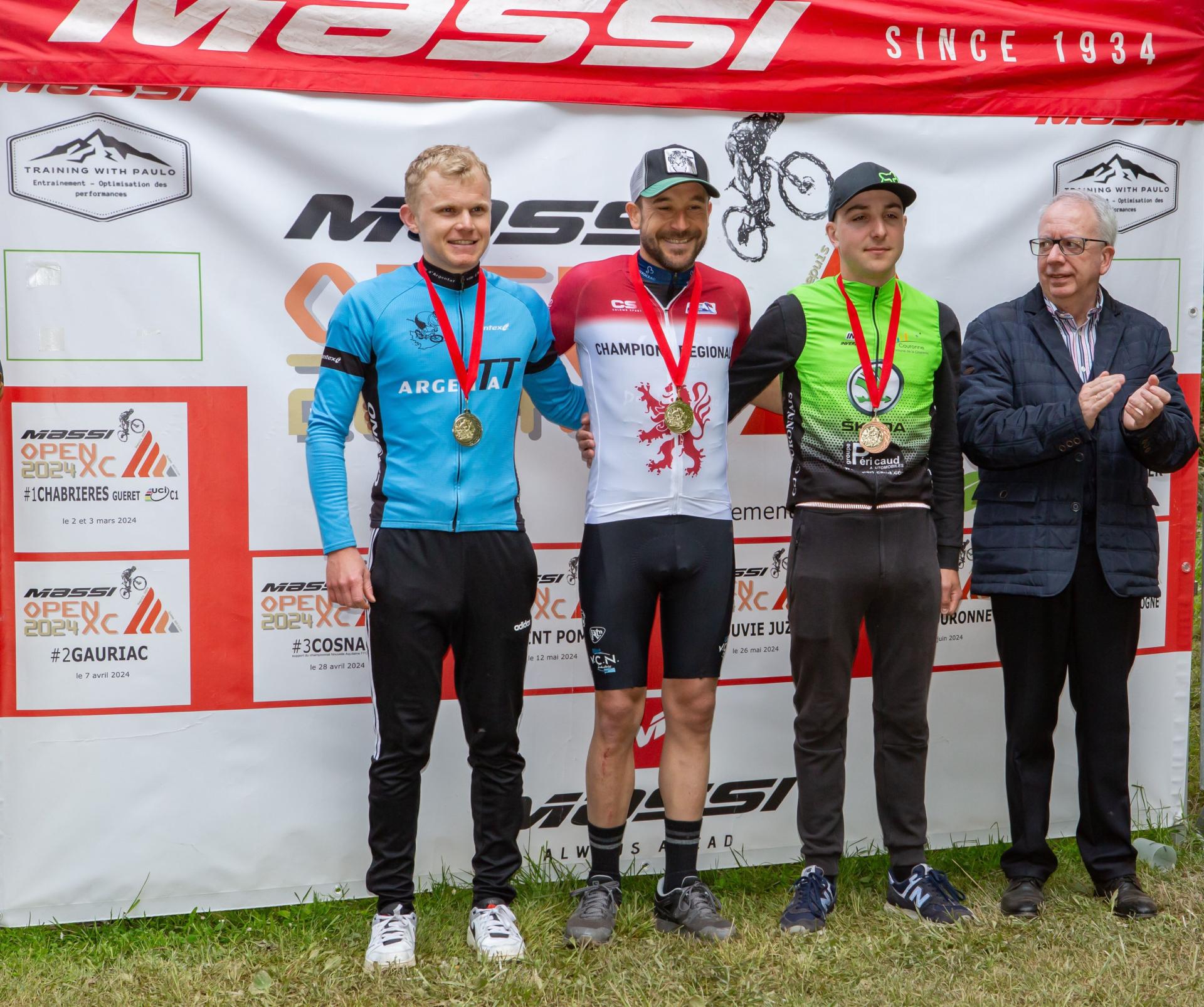 CHAMPIONS REGIONAUX FFC NOUVELLE AQUITAINE XCO 2024 catégorie SENIORS HOMMES